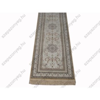   Priszcilla Klasszikus futószőnyeg krém-bézs rojtos 67 x 210 cm