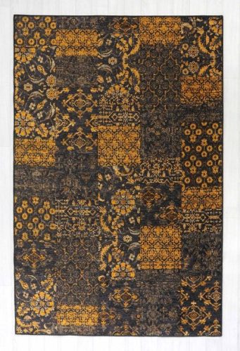 Melody exclusive patchwork szőnyeg 140 x 200 cm arany barna