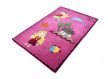 Tengerpart Kislányos Rózsaszín Gyerekszőnyeg 120 x 180 cm