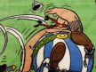 Asterix és Obelix mintás Zöld Gyerekszőnyeg 133 x 180 cm