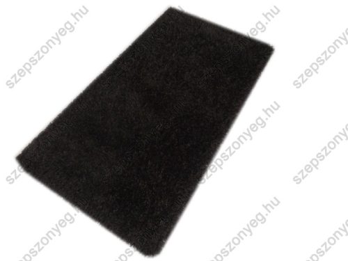 Gertrudis Minőségi Vastag Shaggy szőnyeg fekete színben 160 x 230 cm