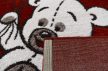 Brúnó Gyerekszőnyeg Macis Piros 120 x 170 cm