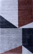 Zoe Modern szőnyeg piros szürke 160 x 230 cm