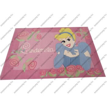   Hamupipőke rózsaszín Disney Gyerekszőnyeg Hipoallergén 115 x 168 cm