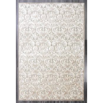 Barokk bézs klasszikus szőnyeg 135 x 195 cm
