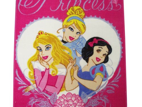 Princessz Disney Hercegnős Rózsaszín Gyerekszőnyeg 133 x 190 cm
