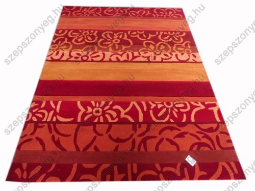 Jessyca narancs bordó szőnyeg kézi tűzésű 160 x 230 cm
