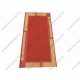 Skarlet Szizál jellegű szőnyeg Natúr Piros 67 x 130 cm