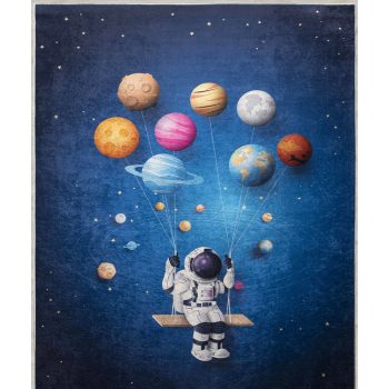 Etan Űrhajós Gyerekszőnyeg Szürke 130 x 180 cm