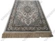 Abigél klasszikus futószőnyeg drapp-zöld rojtos 67 x 210 cm