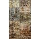 Elegante Patchwork Szőnyeg 65 x 110 cm barna arany