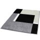 Alabástrom Kleine Wolke fürdőszoba szőnyeg fekete fehér 70 x 120 cm