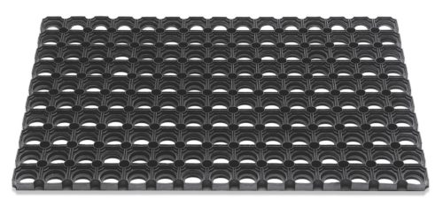 Alcazar gumi lábtörlő fekete 100 x 150 cm