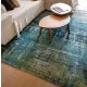 Atlantic luxus szőnyeg 80 x 150 cm prémium szürke türkiz