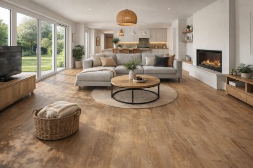  Barna Laminált Padlóburkolat – Azores dizájn 