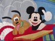 Disney gyerek szőnyeg Mickey egér és Plútó - Hipoallergén 115 x 168 cm