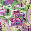 Barbie Város Rózsaszín Kislány Gyerekszőnyeg