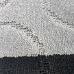 Barót Fürdőszoba Szőnyeg Szett 3 részes Fekete Szürke 50 x 80 cm