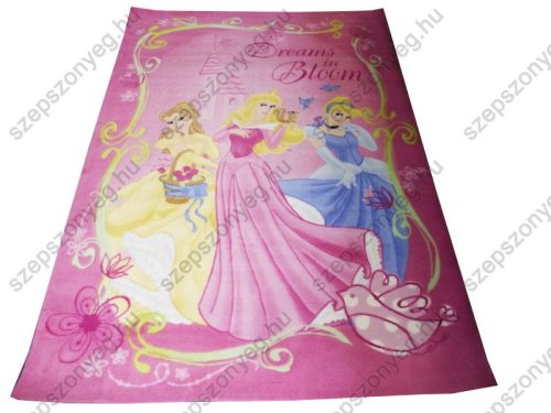 Hercegnős Disney Gyerekszőnyeg rózsaszín 140 x 200 cm