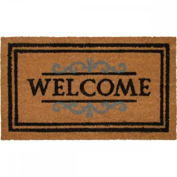 Bobby lábtörlő welcome kókusz barna 40 x 70 cm