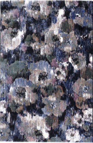 Brando kék modern szőnyeg 160 x 230 cm virágmintás