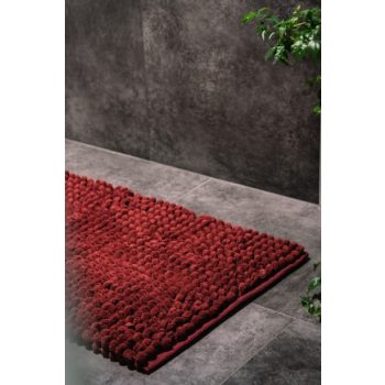   Cédrus prémium Kleine Wolke fürdőszoba szőnyeg bordó 60 x 100 cm