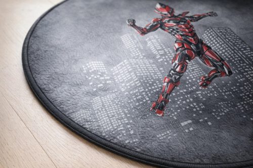  Szürke Gyerekszőnyeg – Cityhero dizájn 