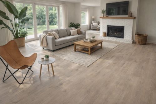  Szürke Laminált Padlóburkolat – Courbet dizájn 