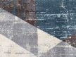 Csatár Modern Kék Szürke Szőnyeg 80 x 150 cm