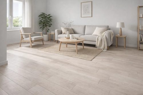  Fehér Vinyl Padlóburkolat – Cusco dizájn 