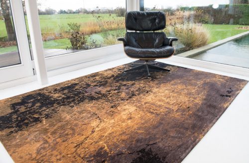 Dános elegáns luxus szőnyeg barna 140 x 200 cm