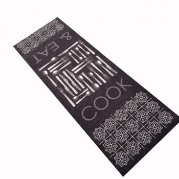   Drasek Prémium Konyha Szőnyeg Antracit Eat&Cook 50 x 150 cm