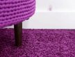 Orchidea Lila Shaggy Vastag Padlószőnyeg 4m széles