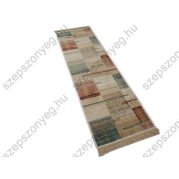   Pille Color rojtos futószőnyeg 67 x 210 cm bézs kék terra