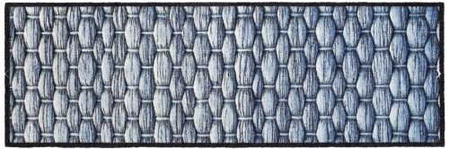 Édesgyökér konyhai szőnyeg szürke fekete csúszásgátlós 50 x 150 cm