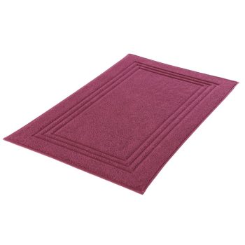   Elizabet Bordó Fürdőszoba Szőnyeg 50 x 80 cm 100% pamut Kleine Wolke