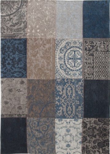 Emiliano Patchwork Modern Szőnyeg kék vintage Louis de Poortere