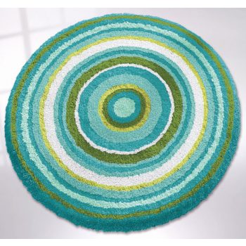   Eozin Kleine Wolke fürdőszoba szőnyeg kör alakú 80 cm türkiz zöld