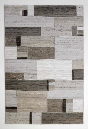 Catarina modern barna bézs szőnyeg 80 x 150 cm