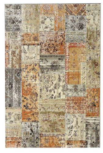 Faccini patchwork szőnyeg 200x290 cm terra arany