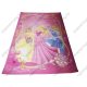 Királylányok Princess Rózsaszín Prémium Gyerekszőnyeg 140 x 200 cm