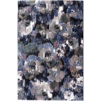   Fonda kék modern szőnyeg 240 x 340 cm virágmintás nagyméretű