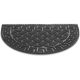 Árbóc lábtörlő gumi fekete félkör 40 x 60 cm