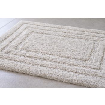  Beige Fürdőszoba Szőnyeg – Hullám dizájn 