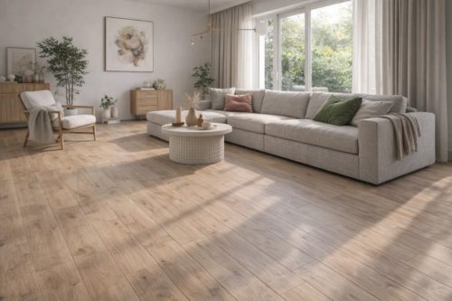  Barna Laminált Padlóburkolat – Kandinsky dizájn 