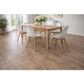  Barna Vinyl Padlóburkolat – Kingsford dizájn 