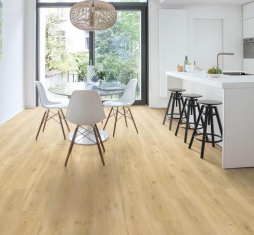 Klammer modul vinyl padló LVT sárgás tölgy 2,5 mm