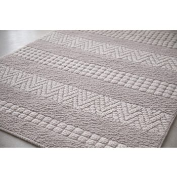  Beige Fürdőszoba Szőnyeg – Lotus dizájn 