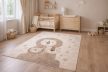  Stílusos Beige Gyerekszőnyeg – Lunalin 