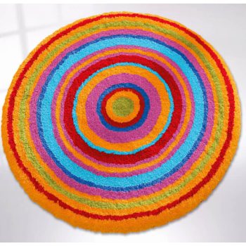 Mandula kör alakú fürdőszoba szőnyeg Kleine Wolke 80 cm